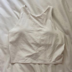 Women S- Athleta white athletic tank-built in bra.